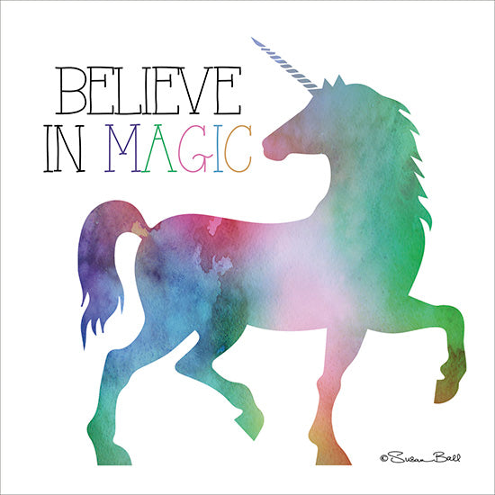 Susan Ball SB559 - Believe in Magic Unicorn - Believe in Magic, Unicorn, Rainbow, Fantasy from Penny Lane Publishing