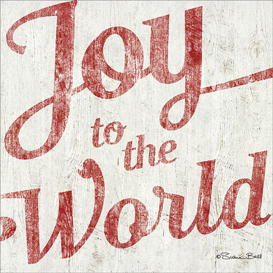 Susan Ball SB584 - Joy to the World Joy to the World, Holiday, Red, Cream from Penny Lane