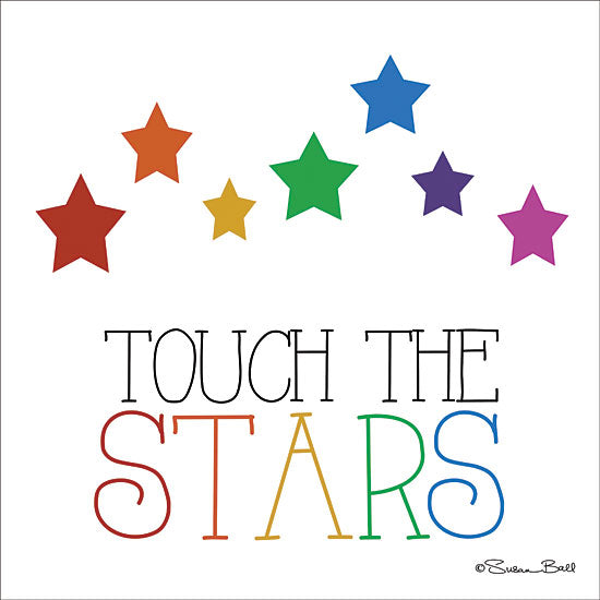 Susan Ball SB593 - Touch the Stars Touch, Stars, Rainbow Colors, Motivating from Penny Lane