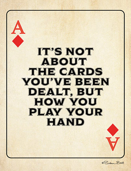 Susan Ball SB699 - SB699 - Ace of Diamonds - 12x16 Playing Cards, Motivational, Cards You've Been Dealt, Signs from Penny Lane