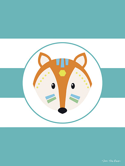 Seven Trees Design ST145 - Tribal Fox - Indian, Fox, Babies from Penny Lane Publishing