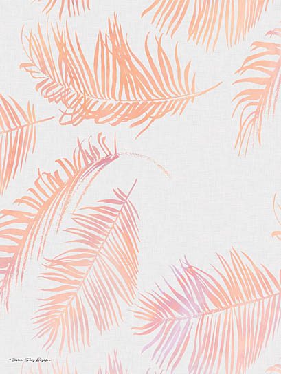 Seven Trees Design ST241 - Peach Palms - Palm Leaves from Penny Lane Publishing