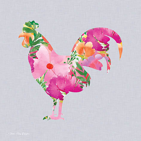 Seven Trees ST289 - Floral Rooster - Rooster, Flowers, Tropical from Penny Lane Publishing