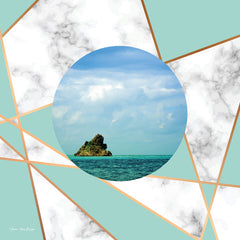 ST389 - Marble Polygonal Island