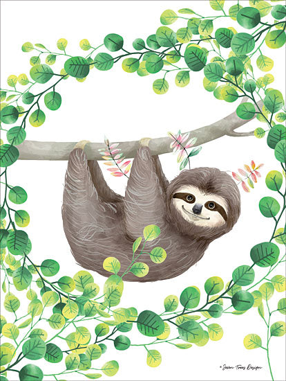 Seven Trees Design ST421 - Hanging Around Sloth II Sloth, Greenery, Hanging Around from Penny Lane