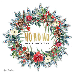 ST453 - Ho Ho Ho Wreath - 12x12