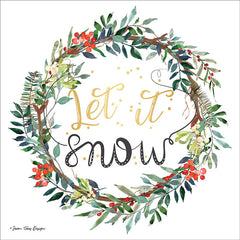 ST454 - Let It Snow Wreath - 12x12