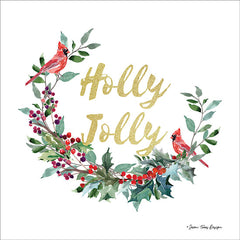 ST455 - Holly Jolly Cardinal Wreath - 12x12