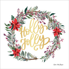 ST458 - Holly Jolly Poinsettia Wreath - 12x12