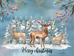 ST474 - Merry Christmas Deer - 16x12