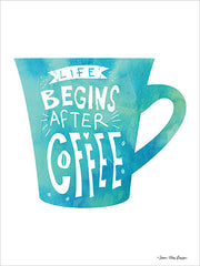 ST570 - Life Begins After Coffee - 12x16